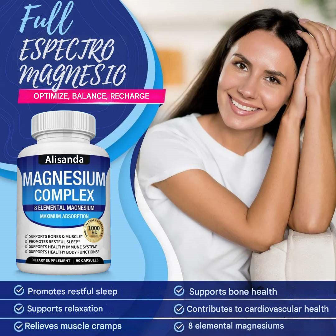 Premium 8-in-1 Magnesium Complex – 8 types of magnesium in a single capsule
