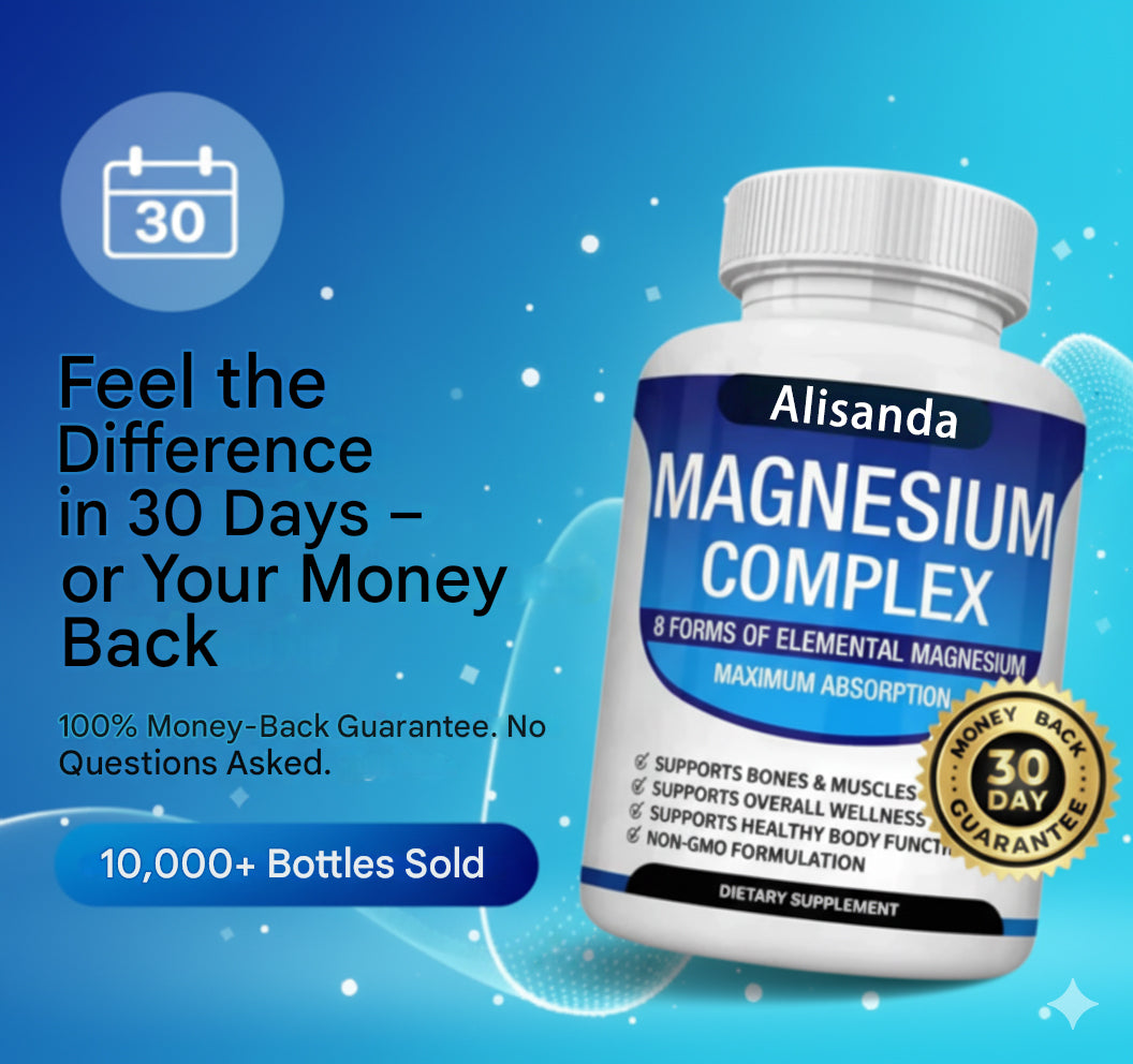 Premium 8-in-1 Magnesium Complex – 8 types of magnesium in a single capsule