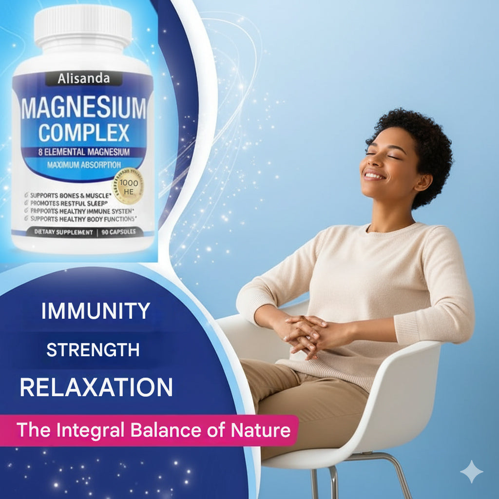 Premium 8-in-1 Magnesium Complex – 8 types of magnesium in a single capsule