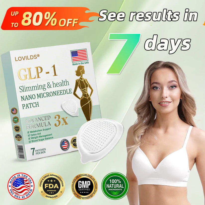 【New Product Last Minute! 80% OFF】LOVILDS® NIDDK-Tirzepatide Nano Patch 🇺🇸⚕️ (Painless 24/7 Fat Burning | Lose 20 Pounds in Weeks | Crush Cravings Fast!