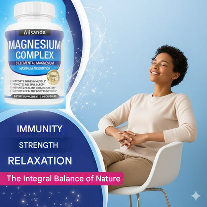 Premium 8-in-1 Magnesium Complex – 8 types of magnesium in a single capsule
